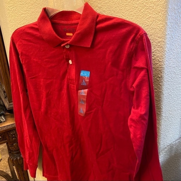 NWT~CHILDREN’S PLACE Red Long Sleeve Top -10/12Y - Picture 6 of 6